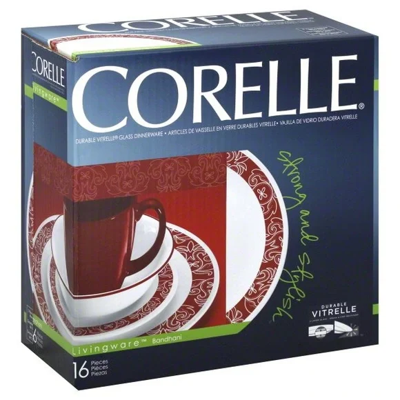 Corelle Livingware Bandhani Dinnerware
